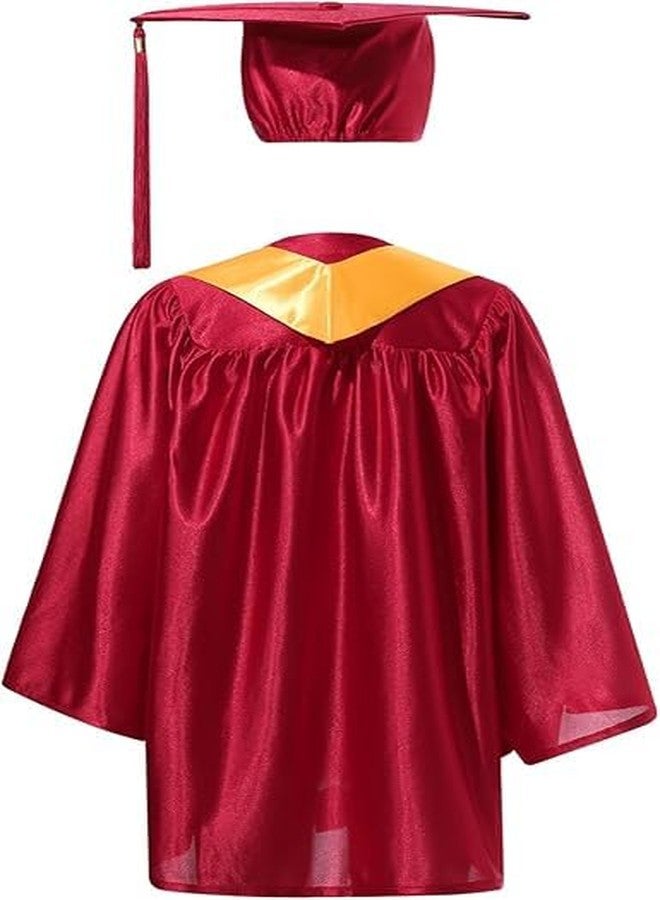 FANCY FLIGHT graduation dress for kids (Red, 3 Years-4 Years) - Image 4